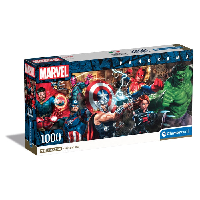 clementoni-marvel-avengers-puzzle-1000-teile-98-x-33-cm-panorama image 1