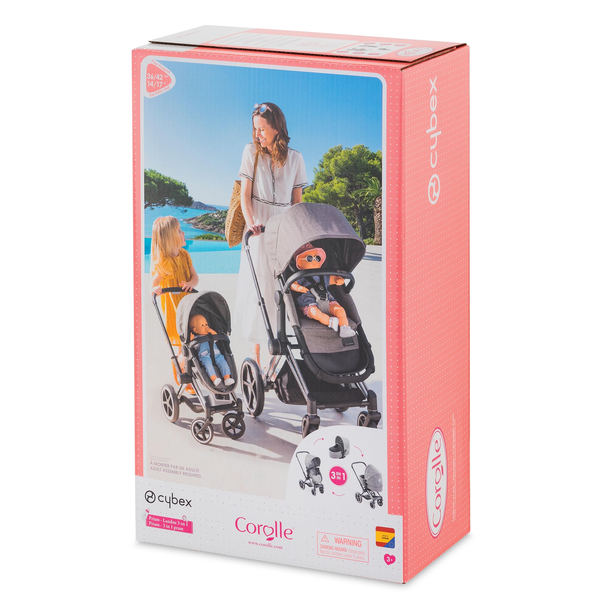 corolle-9000140770-mon-grand-poupon-cybex-puppenwagen-3in1-f-r-36-42-cm-puppen image 6