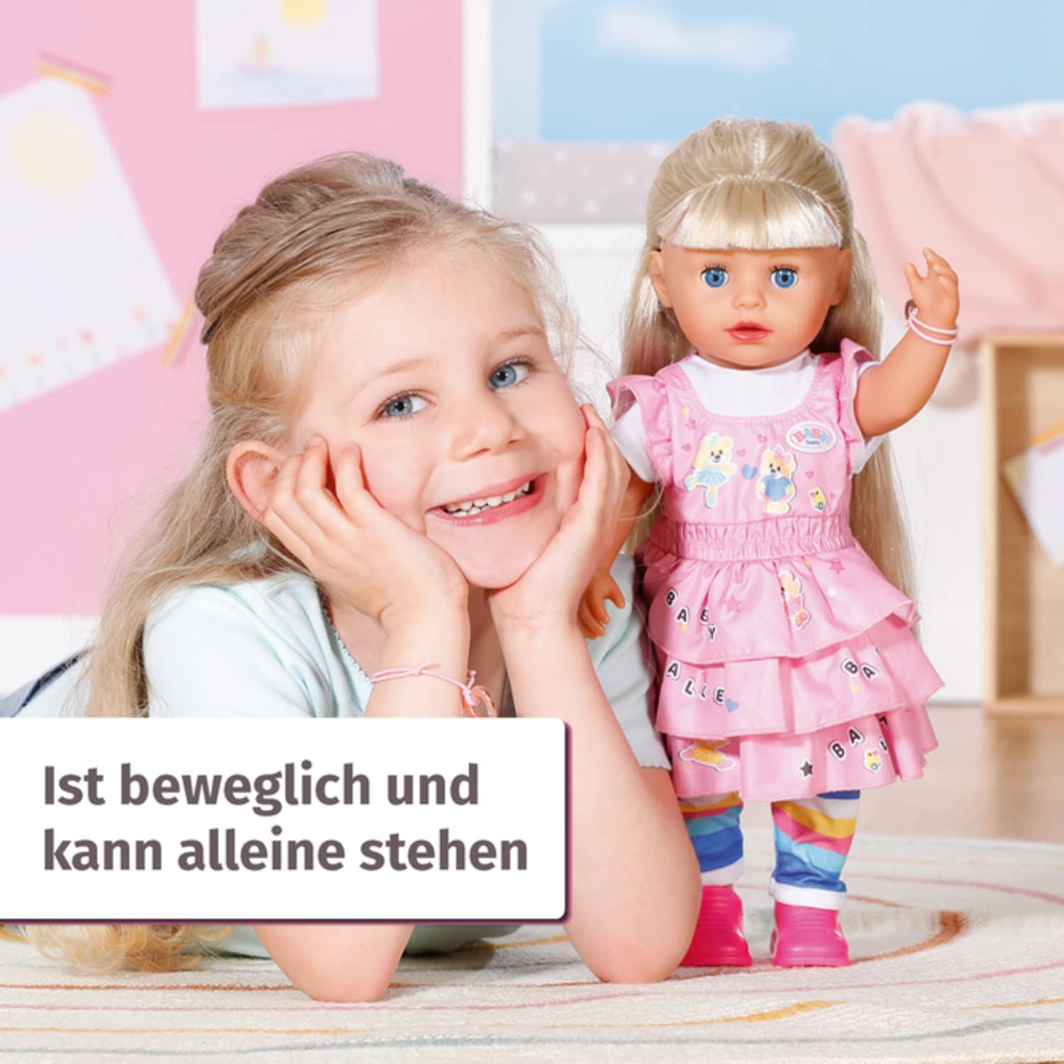 baby-born-kindergarten-little-sister-36-cm-puppe-mit-haaren-und-7-funktionen image 7