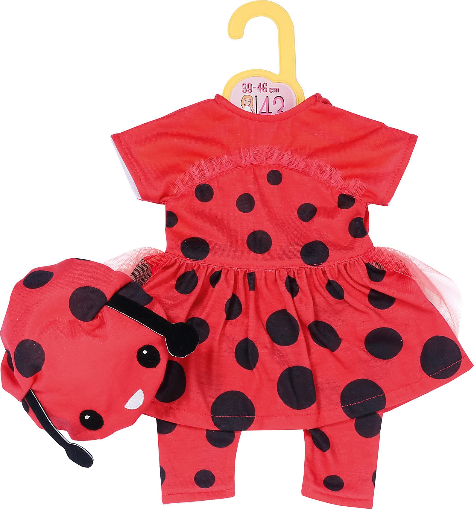 baby-born-dolly-moda-870938-marienk-fer-outfit-puppenkleidung-36-cm image 1