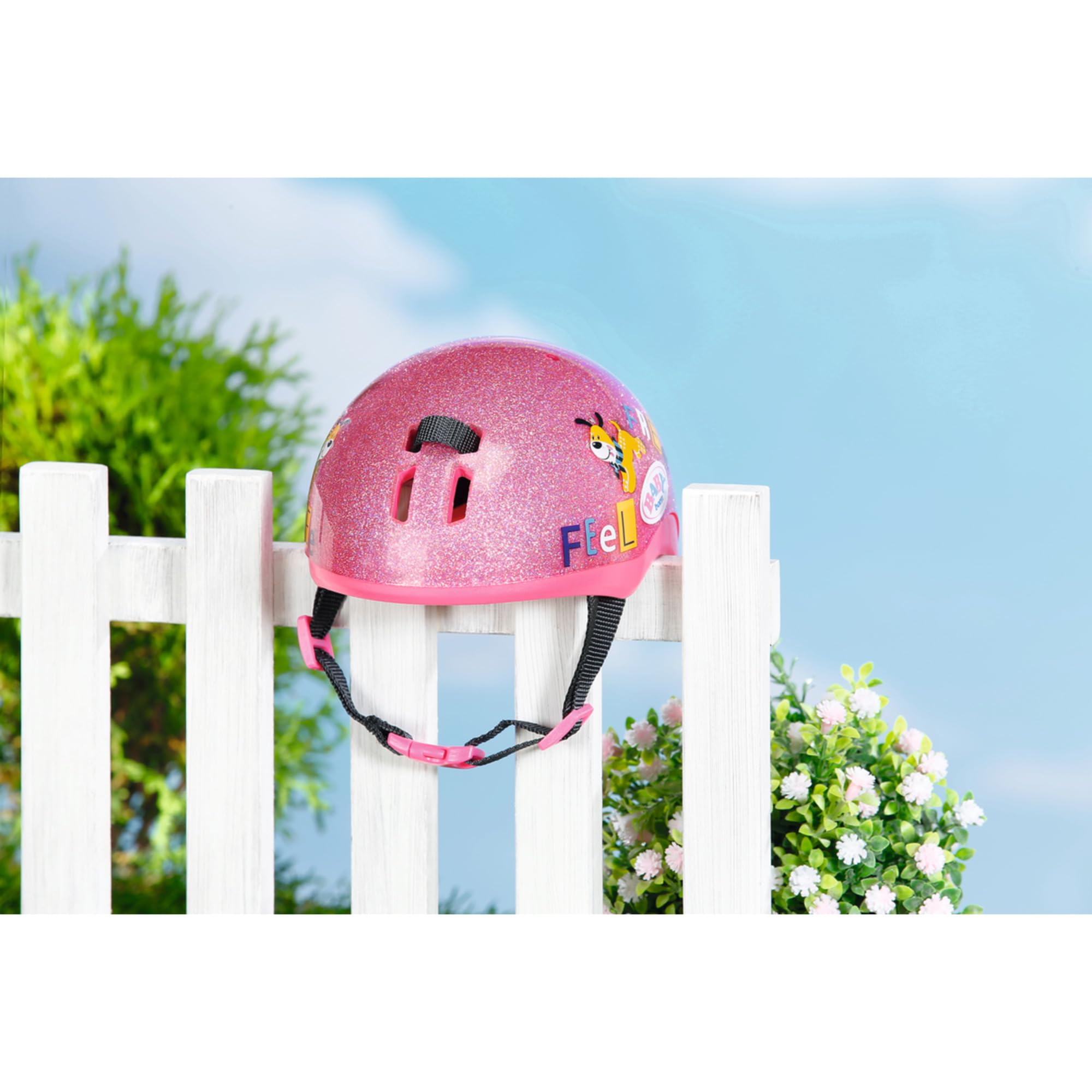 baby-born-fahrradhelm-f-r-43-cm-puppen-rosa-glitzer-puppenzubeh-r image 2