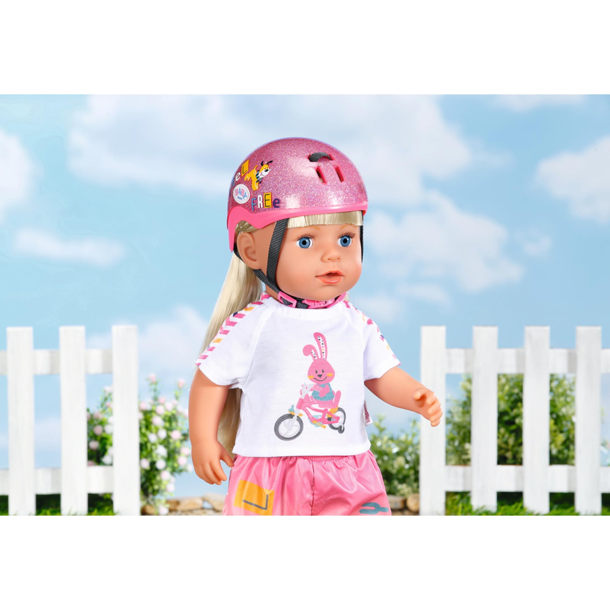 baby-born-fahrradhelm-f-r-43-cm-puppen-rosa-glitzer-puppenzubeh-r image 4