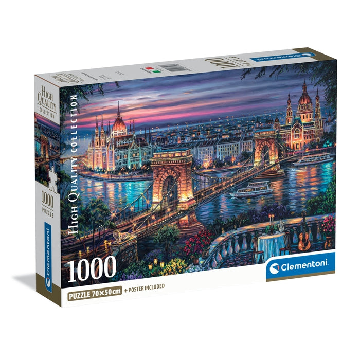 clementoni-lights-of-the-danube-panorama-puzzle-1000-teile-70-x-50-cm image 1