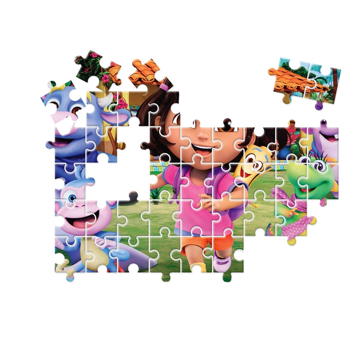 clementoni-edukit-4-in-1-dora-lernspiele-set-puzzle-memo-w-rfelpuzzle image 5