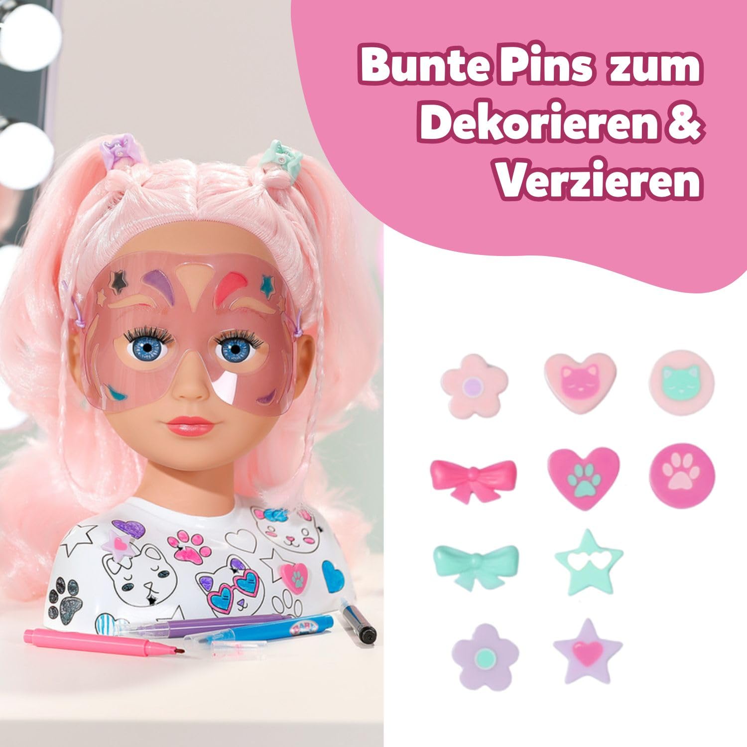 baby-born-stylingkopf-kreativ-schmink-und-frisierkopf-mit-zubeh-r image 6