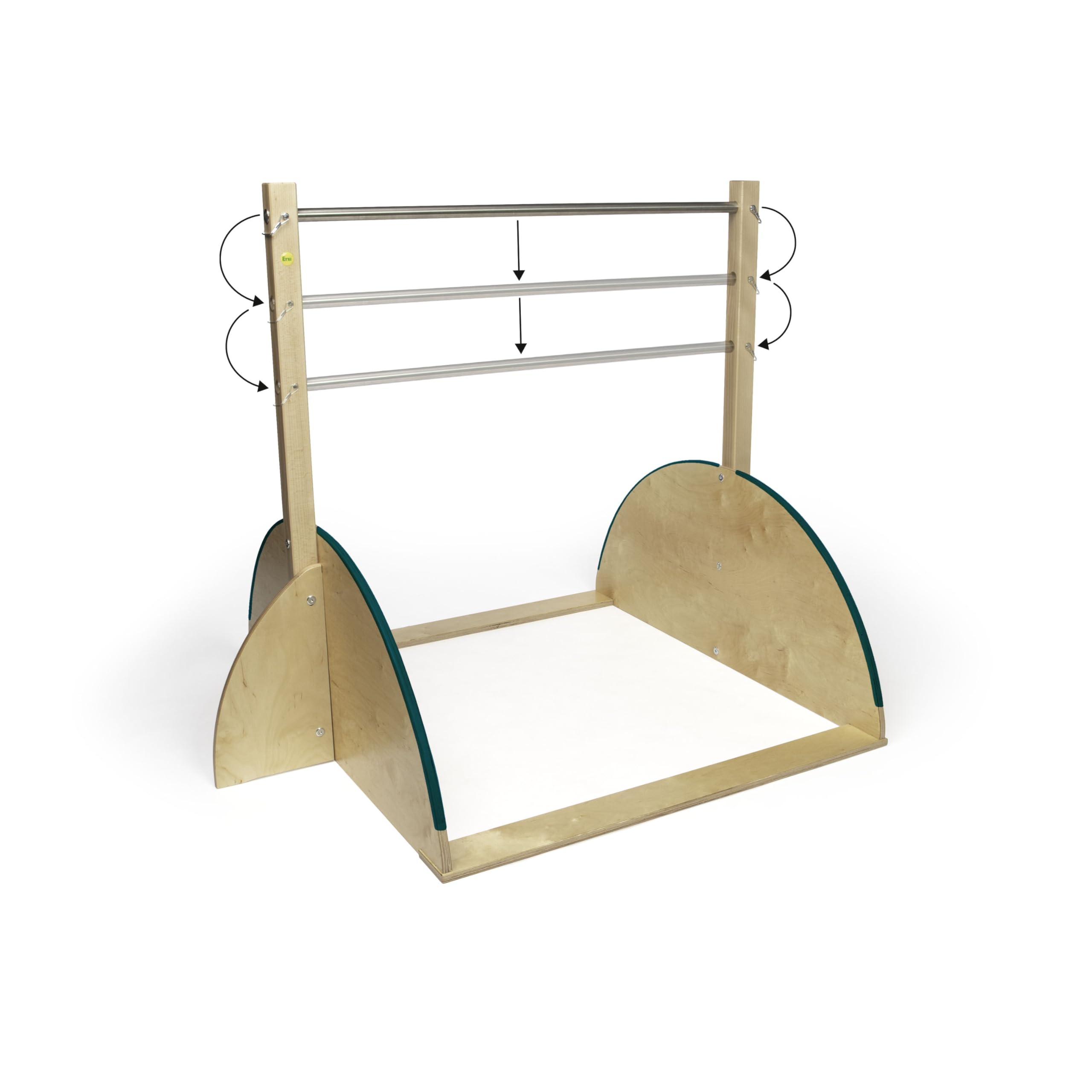 erzi-44438-kinderreck-indoor-aus-holz-h-henverstellbar image 2