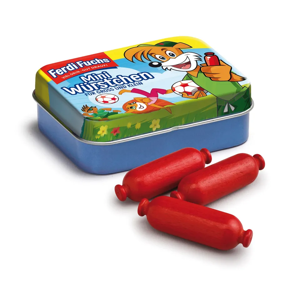 erzi-15170-ferdi-fuchs-miniw-rstchen-holz-in-der-dose-3-teilig image 1