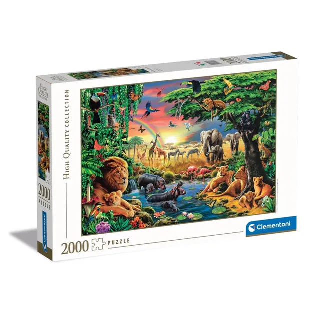 clementoni-the-african-gathering-puzzle-2000-teile image 1