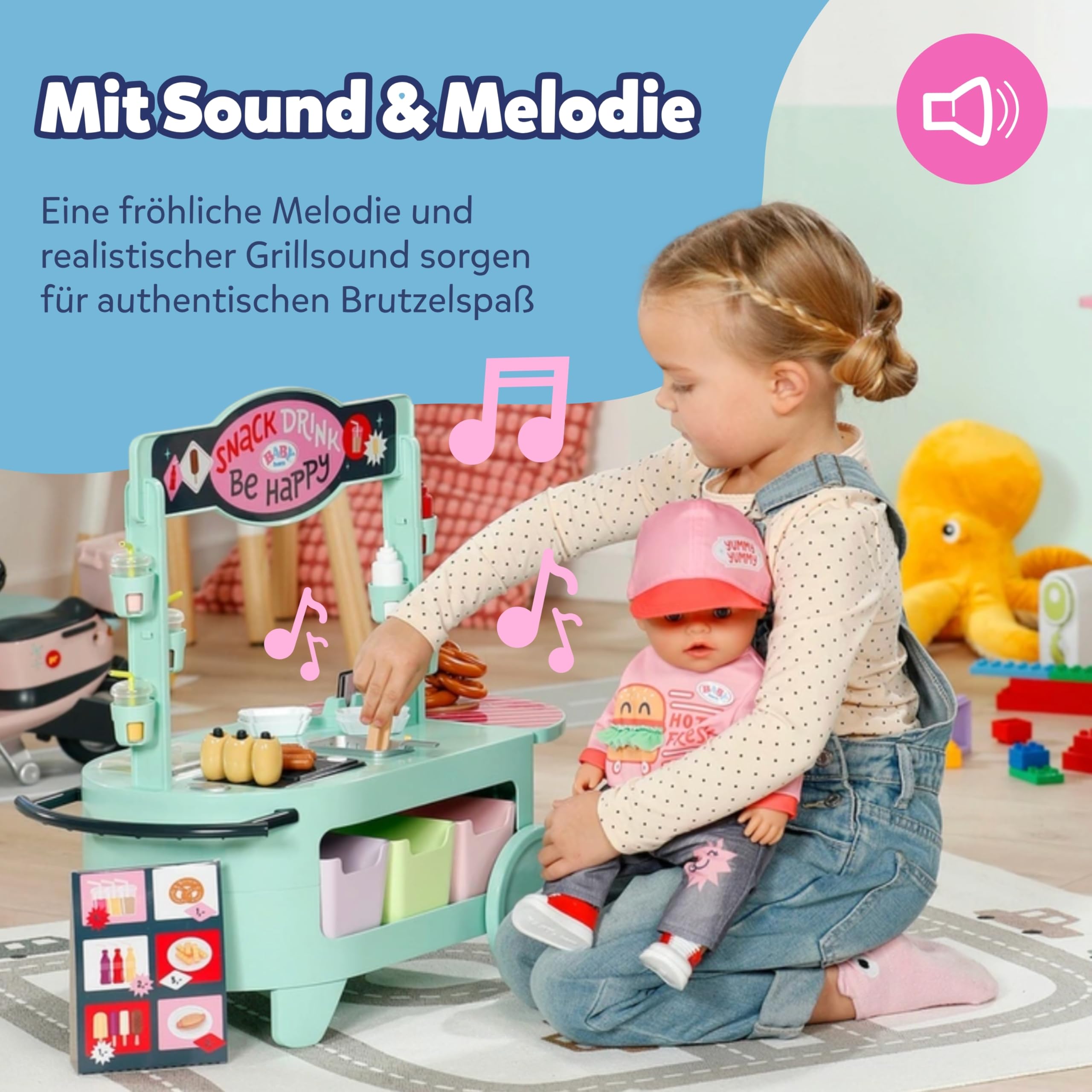 baby-born-snack-shop-puppenzubeh-r-mit-sound-f-r-43-cm-puppen-25-teilig image 2