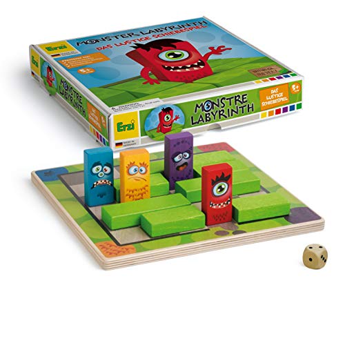 erzi-42364-monsterlabyrinth-strategiespiel-aus-holz-f-r-kinder image 5