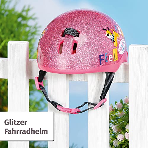 baby-born-fahrradhelm-f-r-43cm-puppen-rosa-glitzer-834909-zapf-creation image 8