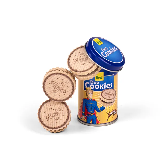 erzi-14347-duo-cookies-aus-holz-in-der-dose-kaufladen-set image 1