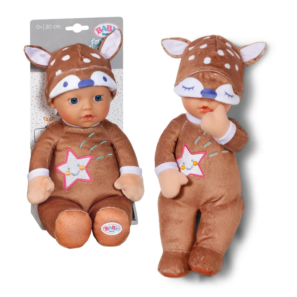 baby-born-for-babies-sleepy-reh-30cm-stoffpuppe-mit-rassel image 1