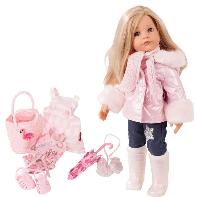 g-tz-hannah-all-year-round-stehpuppe-50-cm-16-teilige-ankleidepuppe image 1