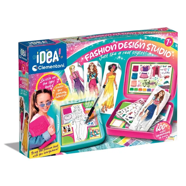 clementoni-idea-fashion-design-studio-mode-atelier-mit-leuchttafel image 1