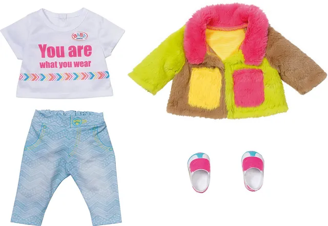 baby-born-deluxe-regenbogen-mantel-puppenkleidung-set-43-cm-830154 image 1