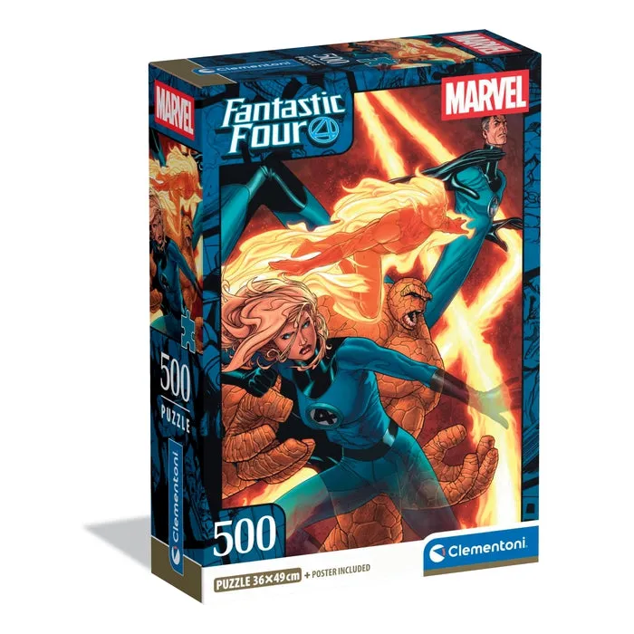 clementoni-fantastic-four-puzzle-500-teile image 1