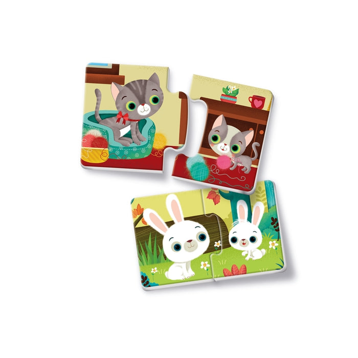 clementoni-tiere-und-tierkinder-assoziationsspiel-puzzle-ab-1-3-jahre image 2