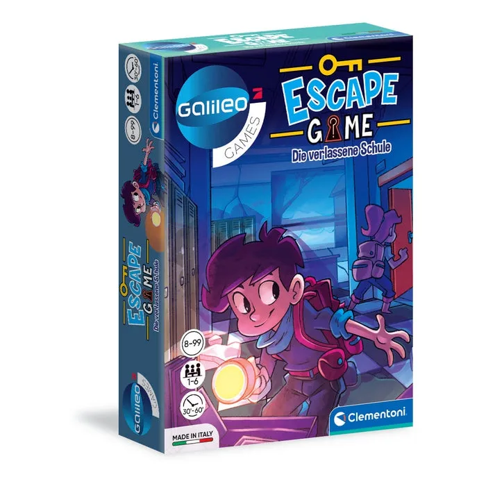 clementoni-galileo-games-escape-game-die-verlassene-schule-escape-room-spiel image 1
