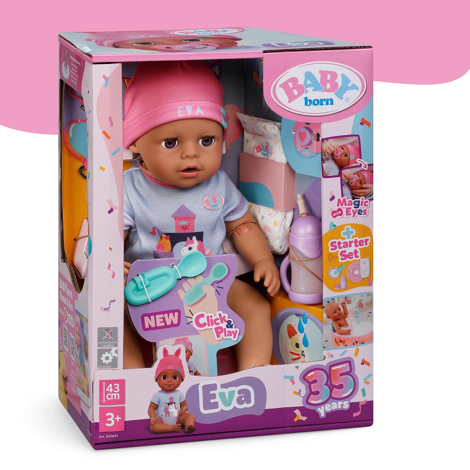 baby-born-eva-43-cm-babypuppe-mit-click-play-10-funktionen-2 image 7