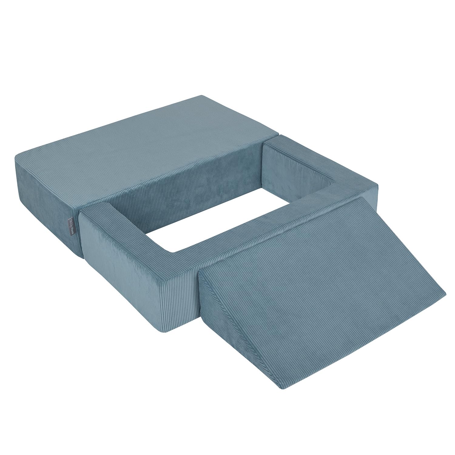 kiddymoon-kindersofa-modular-mit-keil-gerippter-stoff-ohne-b-lle image 3