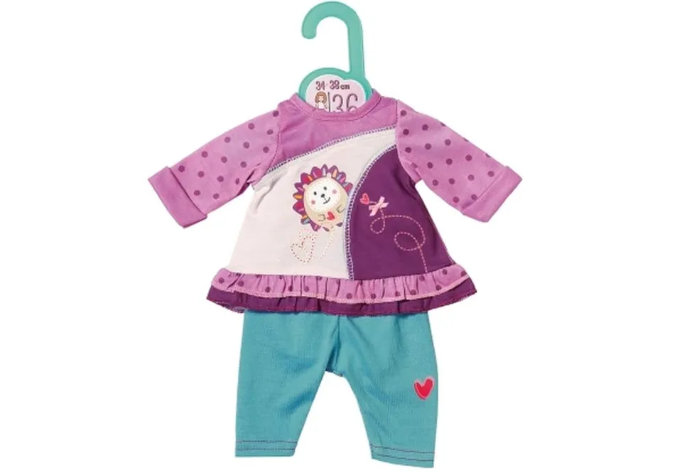 baby-born-dolly-moda-870716-sommerkleid-mit-hose-36-cm-puppenoutfit image 1