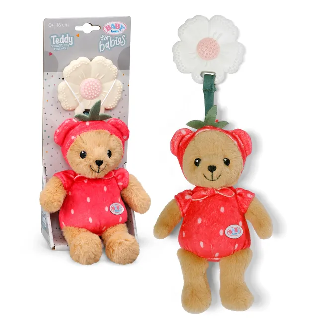 baby-born-for-babies-teddy-erdb-re-18-cm-mit-bei-ring-und-rassel image 1