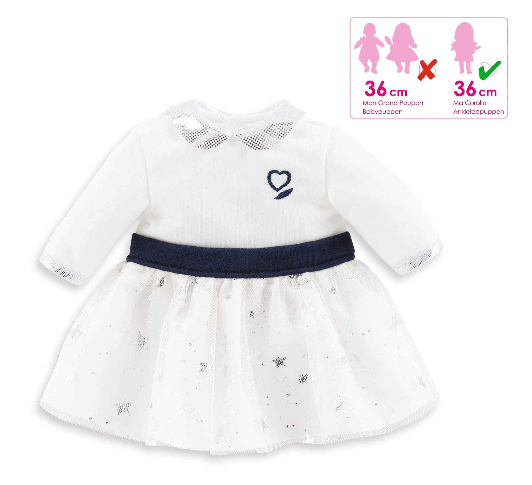 corolle-sternenglanz-kleid-puppenkleidung-f-r-36-cm-macorolle-puppen image 3