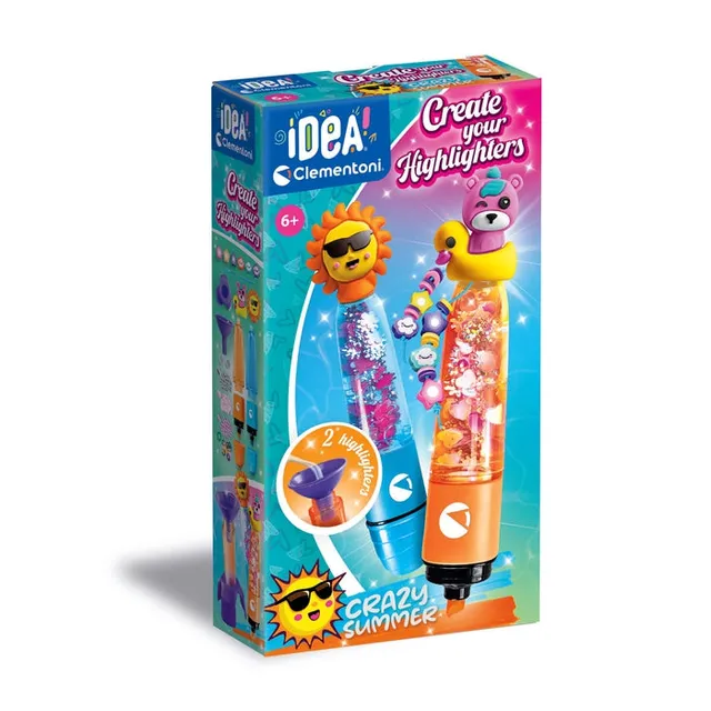 clementoni-crazy-chic-textmarker-kreationen-verr-ckter-sommer-kreativset image 1