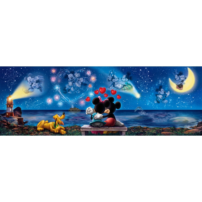 clementoni-mickey-minnie-puzzle-1000-teile-98-x-33-cm-panorama image 2