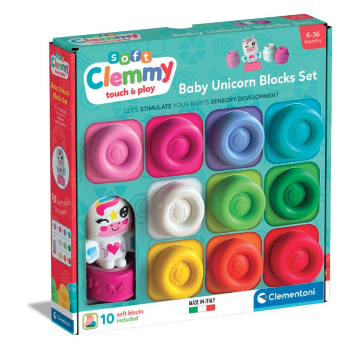 clementoni-clemmy-tryme-box-bausteine-einhorn-10-st-ck image 1