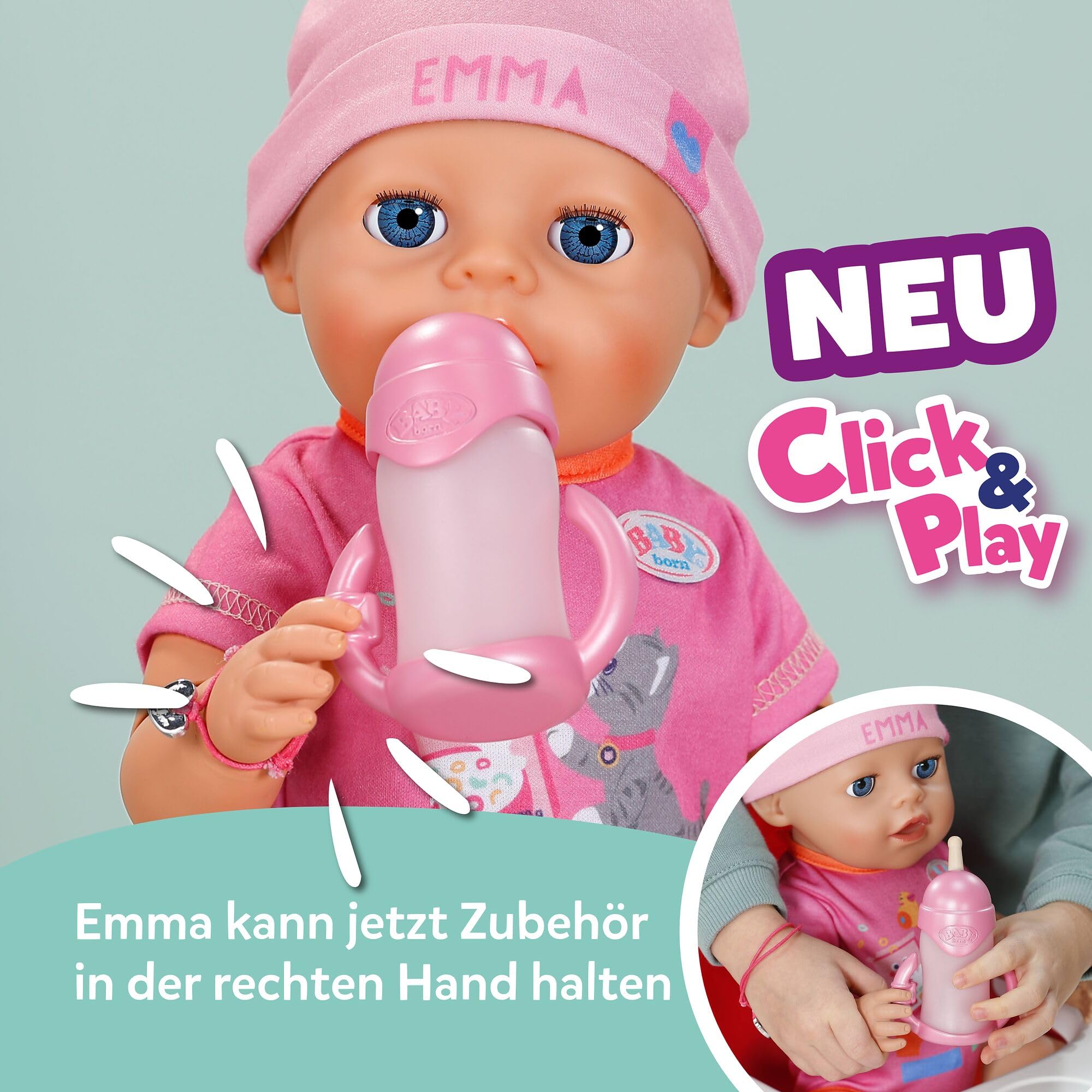 baby-born-emma-43-cm-funktionspuppe-mit-click-play-und-10-funktionen image 3