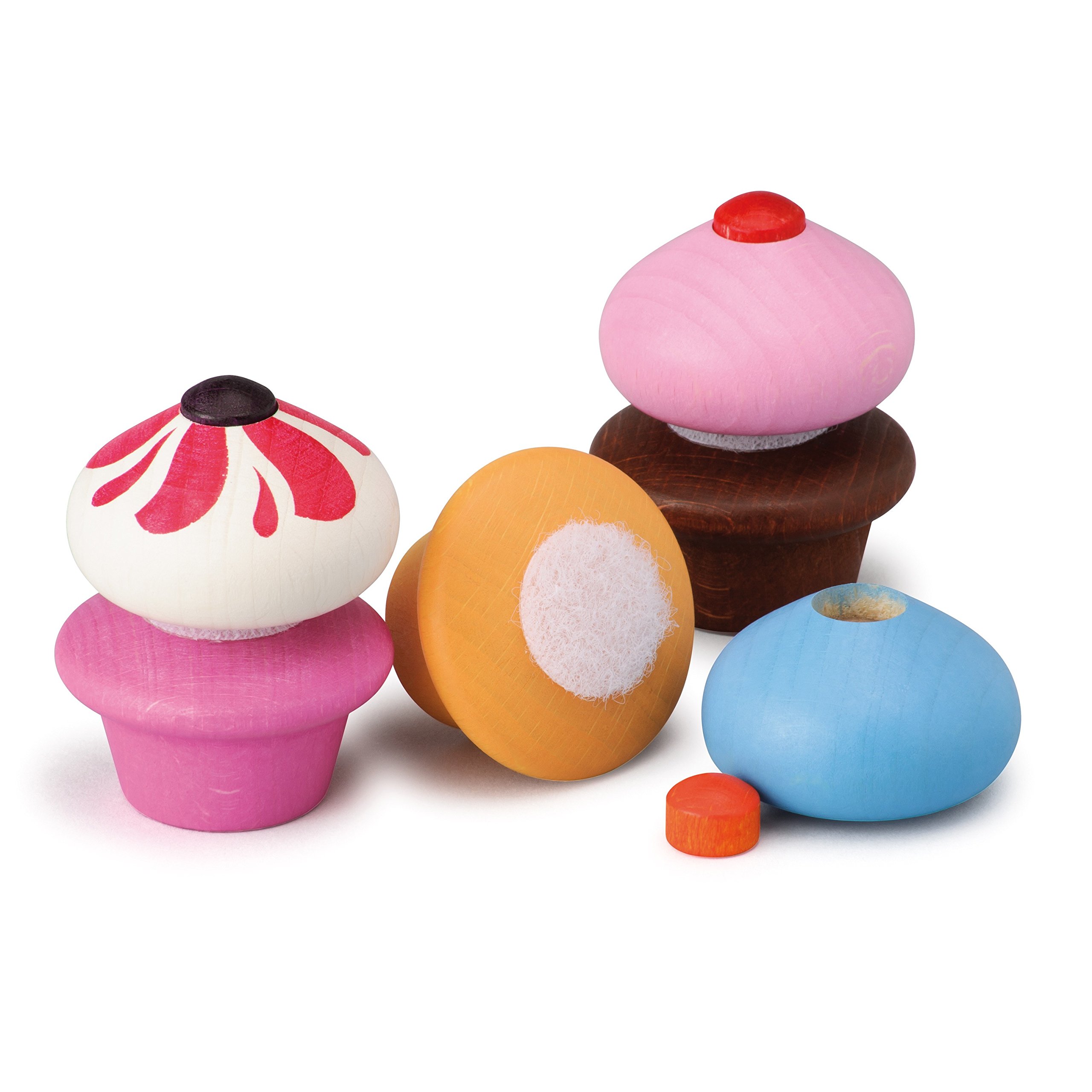 erzi-13225-cupcakes-aus-holz-3-teiliges-kaufladenspielzeug image 2
