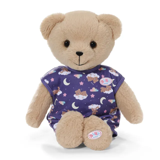 baby-born-teddy-mit-schlafanzug-pl-sch-leuchtet-im-dunkeln-43-cm image 1