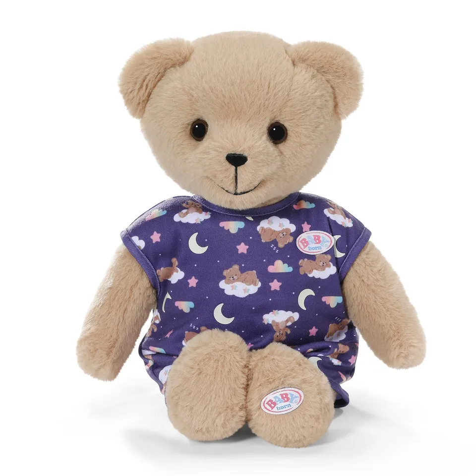 baby-born-teddy-mit-schlafanzug-pl-sch-leuchtet-im-dunkeln-43-cm image 1