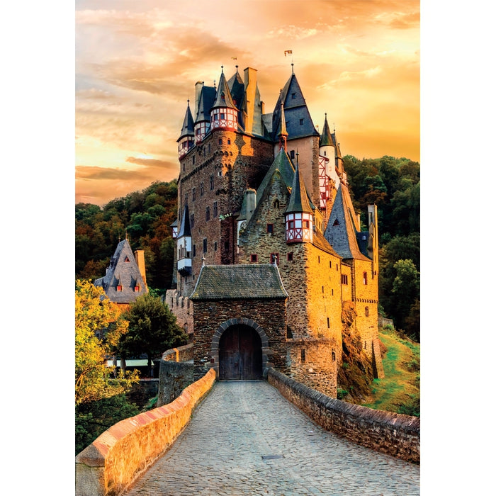 clementoni-golden-hour-at-eltz-castle-puzzle-1000-teile image 2