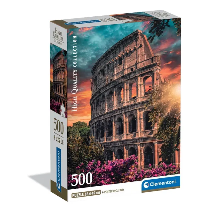clementoni-puzzle-flavian-amphitheatre-500-teile-49-x-36-cm image 1