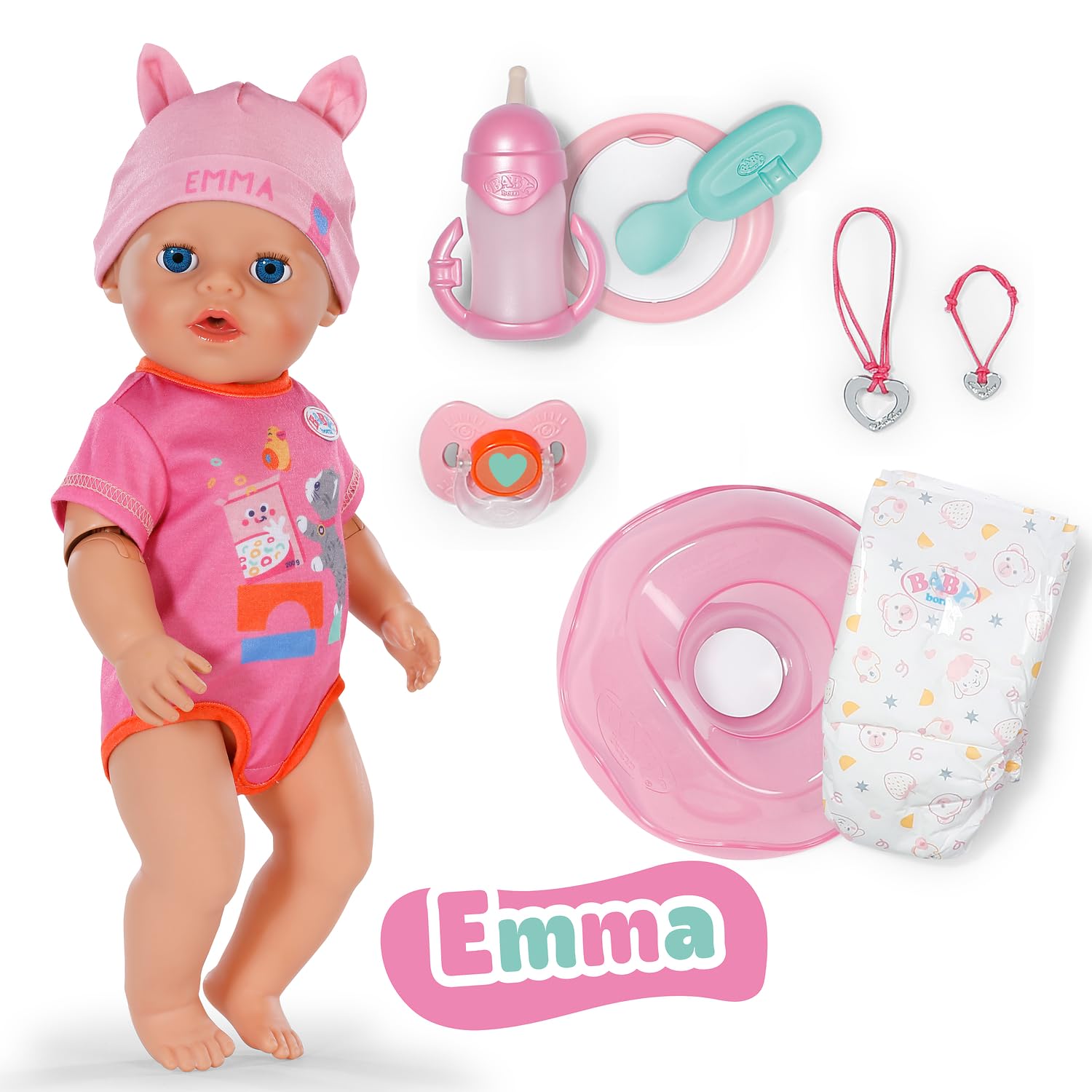 baby-born-emma-43-cm-babypuppe-mit-click-play-10-funktionen image 2