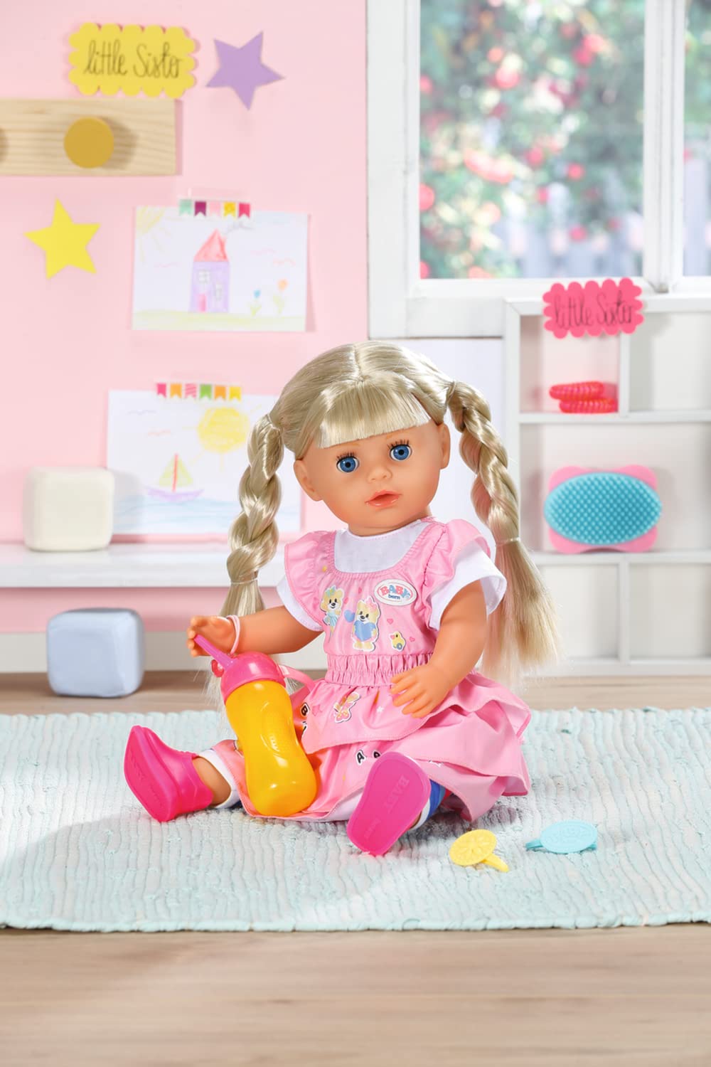 baby-born-kindergarten-little-sister-36-cm-puppe-mit-haaren-und-7-funktionen-ohn image 7