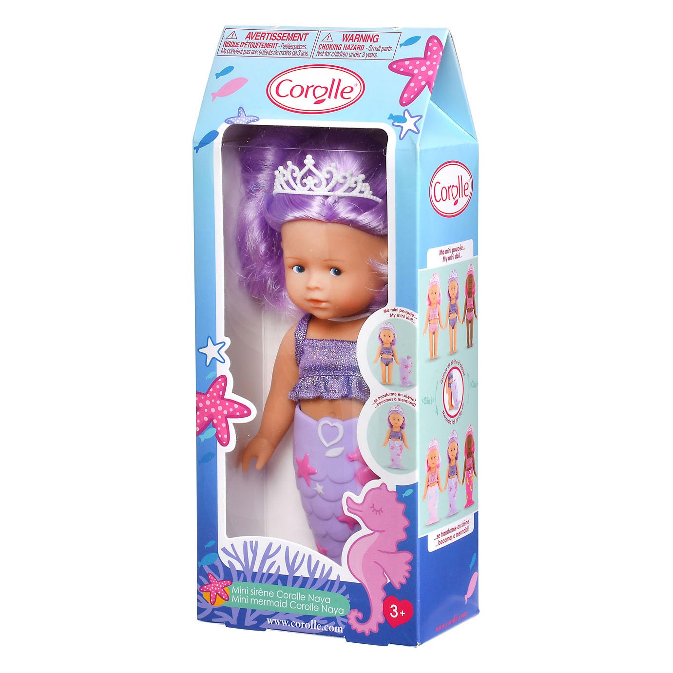 corolle-mini-meerjungfrau-naya-20-cm-vollvinylpuppe-mit-flosse image 2