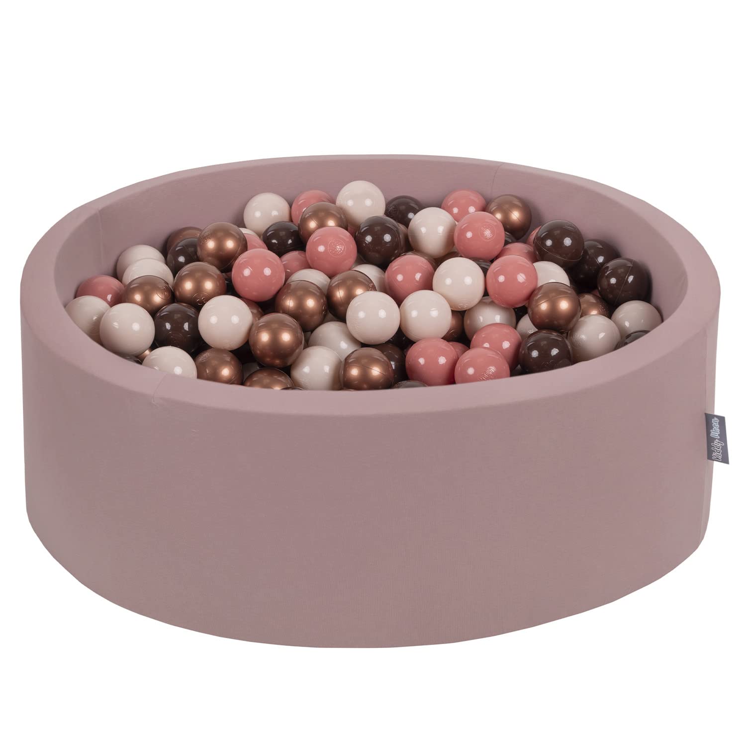 kiddymoon-b-llebad-rund-90x30-cm-mit-200-b-llen-7-cm-herbstfarben image 3