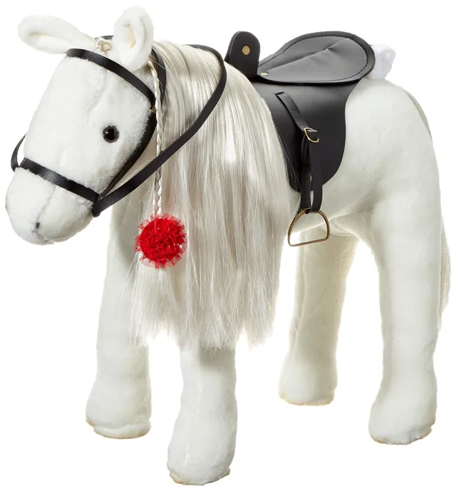 g-tz-3403087-lipizzaner-k-mmpferd-mit-sattel-pl-schpferd-f-r-puppen-bis-50-cm image 1