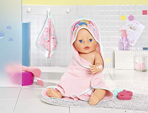 baby-born-bath-kapuzenhandtuch-schwamm-puppenzubeh-r-4-teilig-rosa-f-r-43-cm-pup image 6