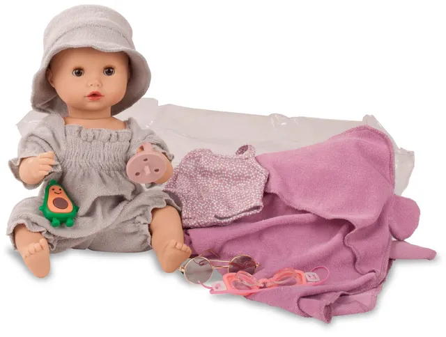 g-tz-2253147-sleepy-aquini-girl-avocado-badepuppe-33-cm-10-teilig image 1