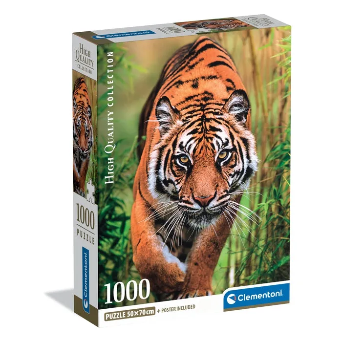 clementoni-puzzle-the-hunter-s-path-1000-teile-tierpuzzle image 1