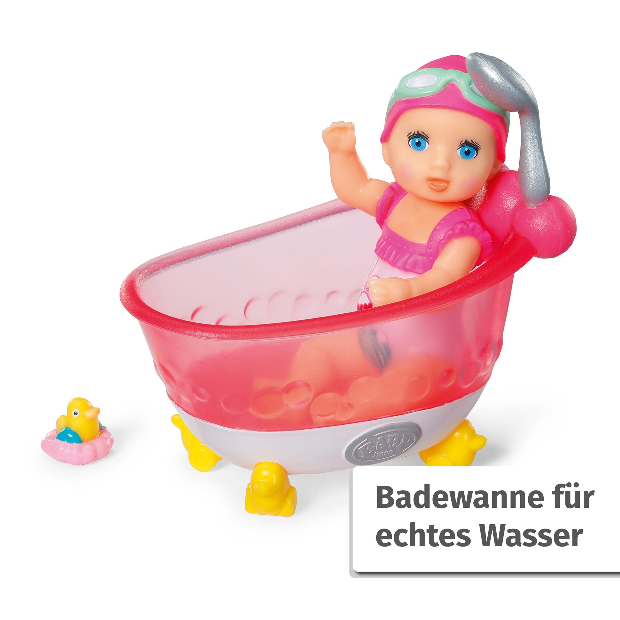 baby-born-minis-badewannen-spielset-mit-mini-puppe-amy-6-5cm-und-ente image 2