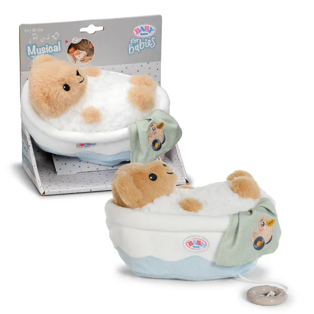 baby-born-for-babies-spieluhr-teddy-18-cm-mit-musikmodul-waschbar image 1
