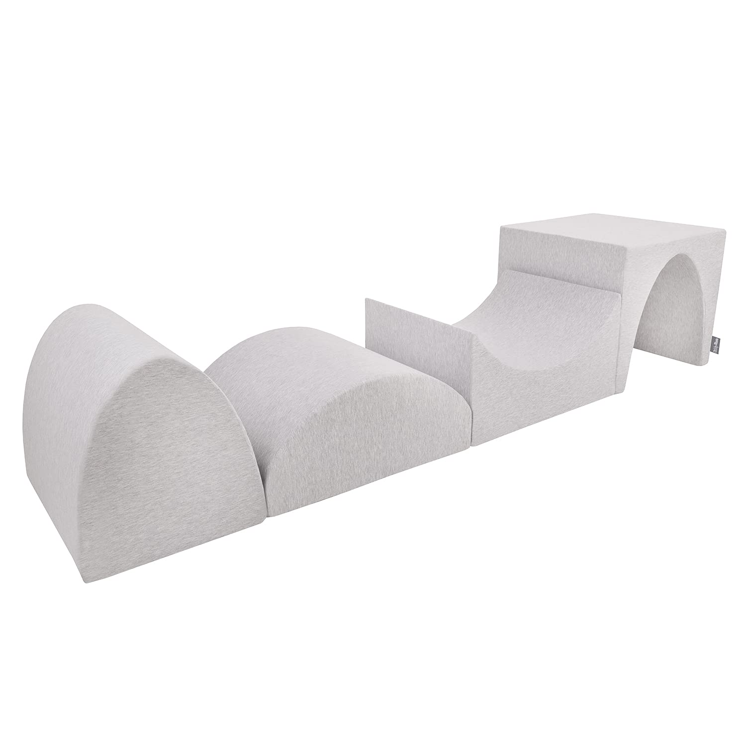 kiddymoon-schaumstoff-spielplatz-mit-rundem-b-llebad-200-b-lle-7-cm-hellgrau-bun image 3