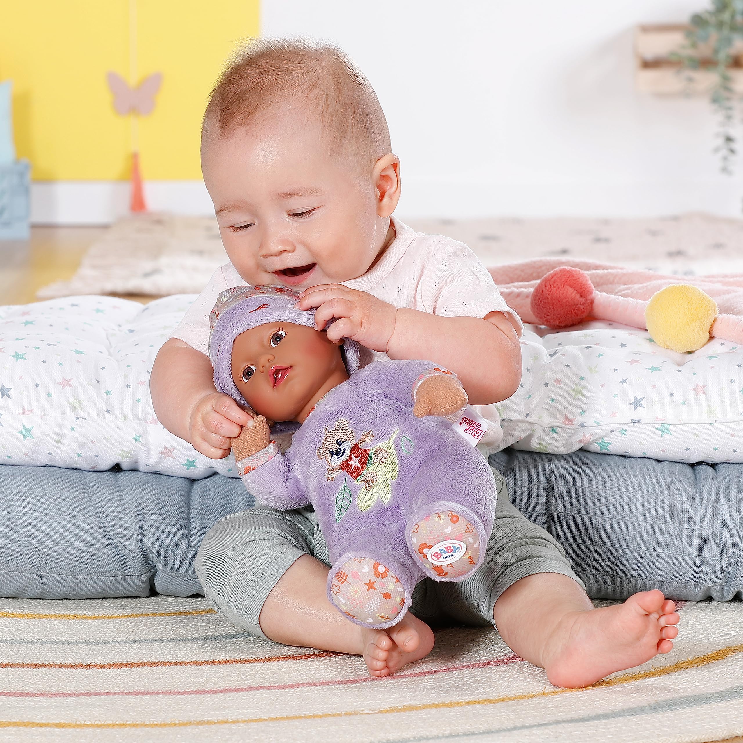 baby-born-sleepy-for-babies-stoffpuppe-lila-30-cm-mit-rassel-833438 image 6