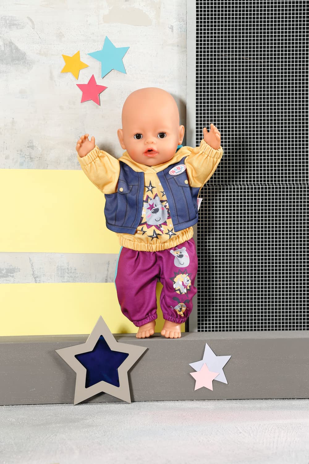 baby-born-outfit-mit-hoody-832615-puppenkleidung-f-r-43-cm-puppen-hose-pullover- image 3
